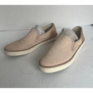 UGG Women's Adley Pebble Leather Light Pink/Cream Slip-On Sneaker Shoes Sz 7.5